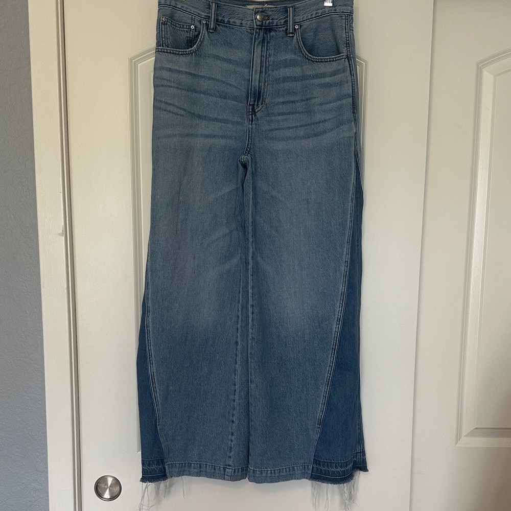 Madewell Blue Wide-Leg Women's Jeans